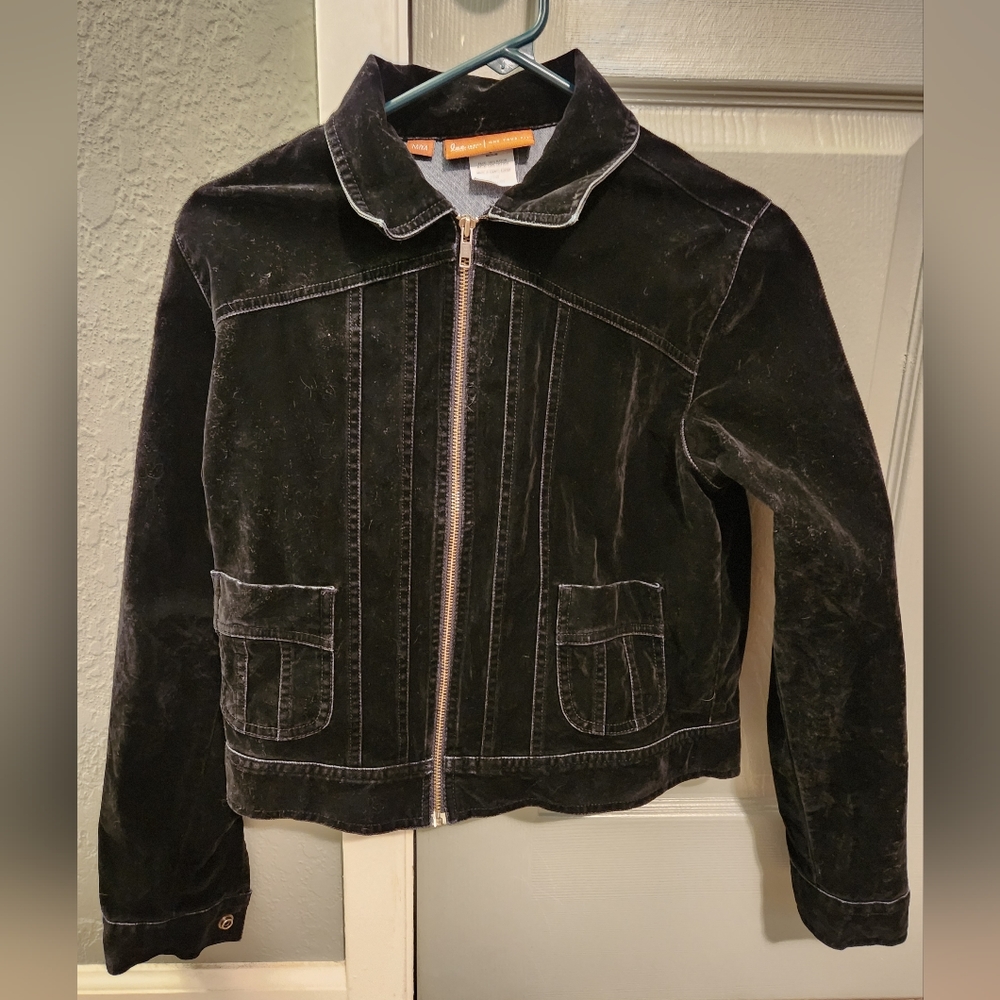 Lee Black Zipup Jacket XS